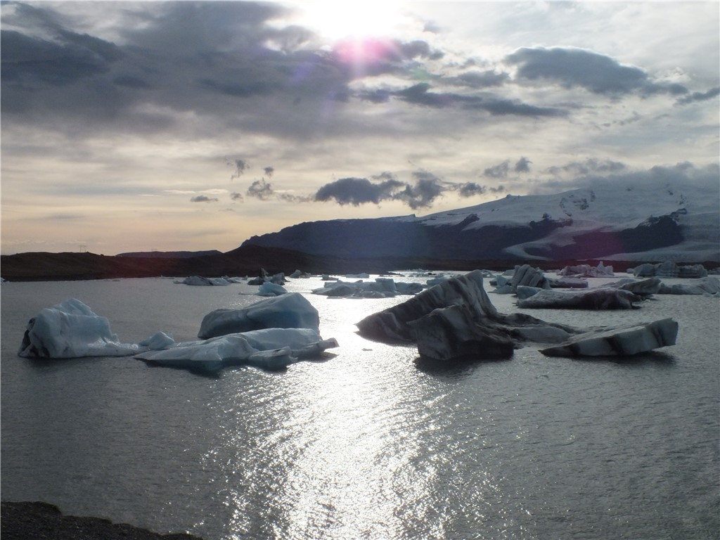 Island 2018 glaciärlagun